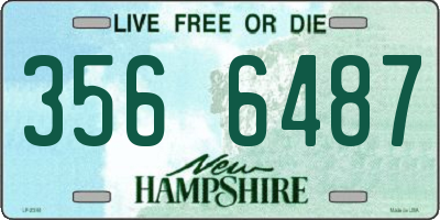 NH license plate 3566487