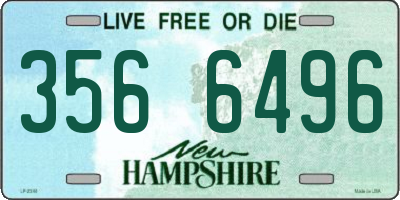 NH license plate 3566496
