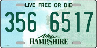 NH license plate 3566517