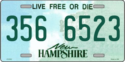 NH license plate 3566523