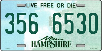 NH license plate 3566530