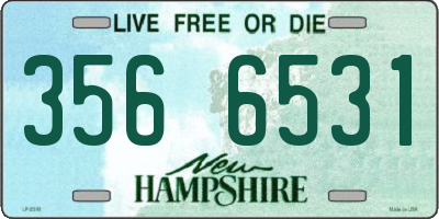 NH license plate 3566531