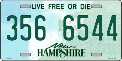 NH license plate 3566544