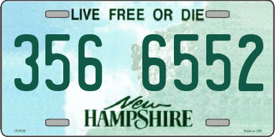 NH license plate 3566552