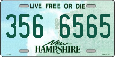 NH license plate 3566565