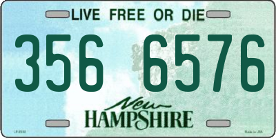 NH license plate 3566576