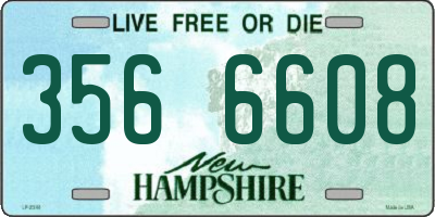 NH license plate 3566608
