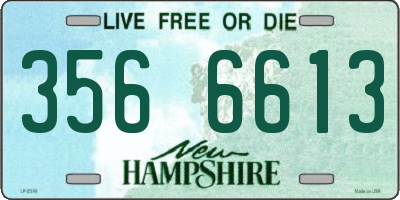 NH license plate 3566613