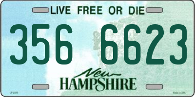 NH license plate 3566623