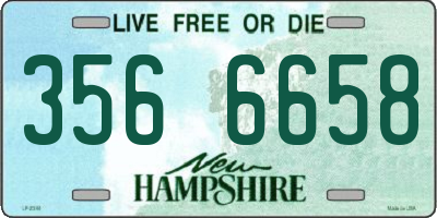 NH license plate 3566658