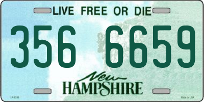 NH license plate 3566659