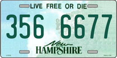 NH license plate 3566677