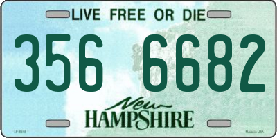 NH license plate 3566682