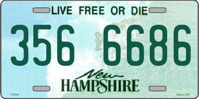 NH license plate 3566686
