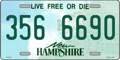 NH license plate 3566690