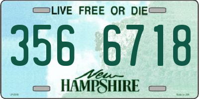 NH license plate 3566718