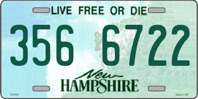 NH license plate 3566722