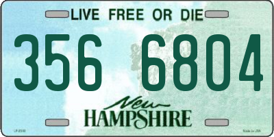 NH license plate 3566804