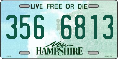 NH license plate 3566813
