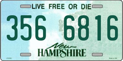 NH license plate 3566816