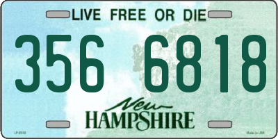 NH license plate 3566818