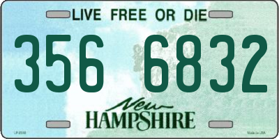 NH license plate 3566832