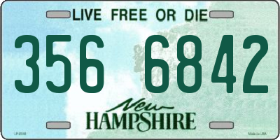 NH license plate 3566842