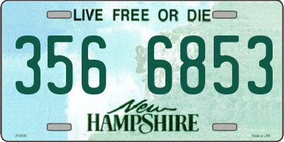 NH license plate 3566853