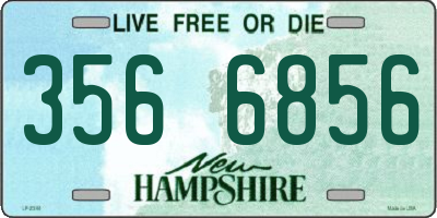 NH license plate 3566856