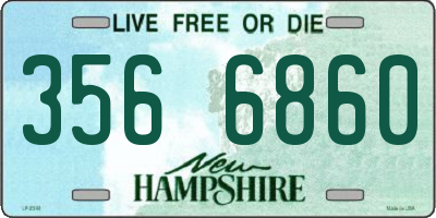 NH license plate 3566860