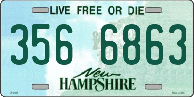 NH license plate 3566863