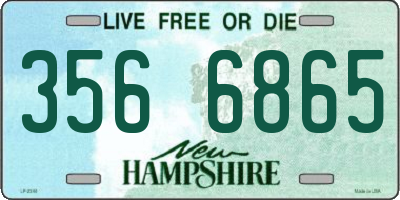 NH license plate 3566865