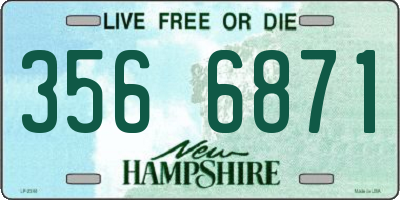 NH license plate 3566871