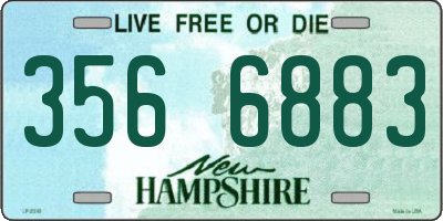 NH license plate 3566883