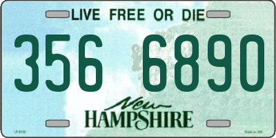 NH license plate 3566890