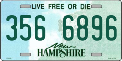 NH license plate 3566896