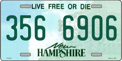 NH license plate 3566906