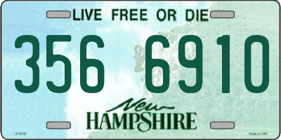 NH license plate 3566910