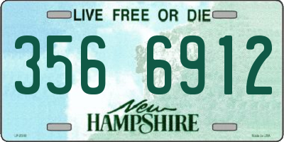 NH license plate 3566912