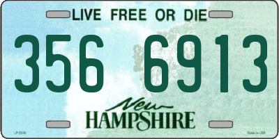 NH license plate 3566913