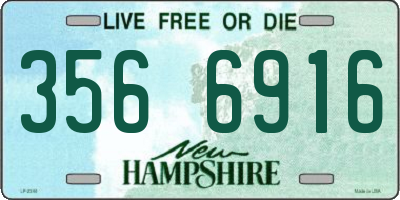 NH license plate 3566916