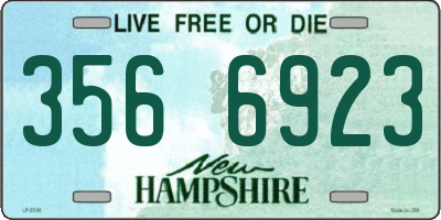 NH license plate 3566923