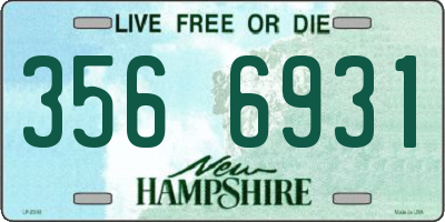 NH license plate 3566931