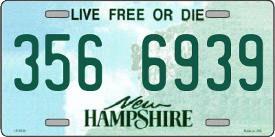 NH license plate 3566939