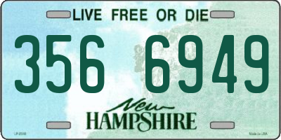 NH license plate 3566949