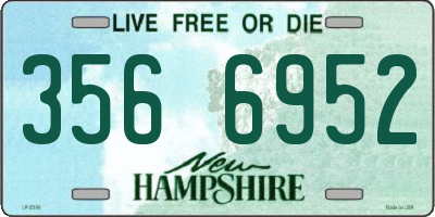 NH license plate 3566952