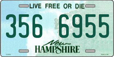 NH license plate 3566955