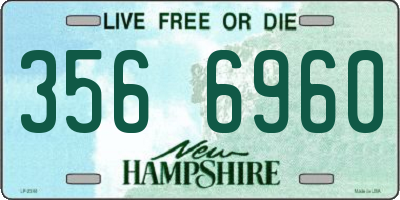 NH license plate 3566960