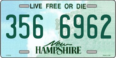 NH license plate 3566962