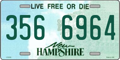 NH license plate 3566964
